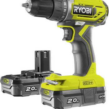 Akutrell Ryobi OnePlus R18DD2 + aku 2,0Ah 2tk + laadija