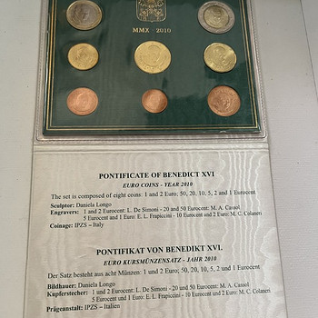 Münt, Vatikani mündid, Vatikani mündikomplekt