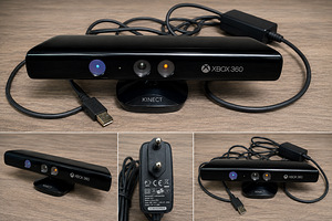 Xbox 360 Kinect + originaal Microsoft toiteadapter töökorras (1 foto / 1)