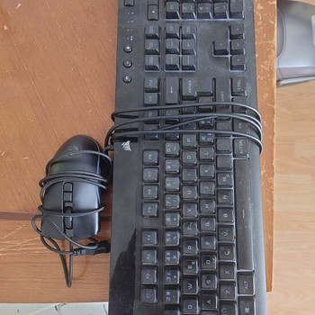 Klaviatuur Corsair ja Msi Hiir