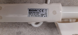 Elektriline rätikuradiator Brisk BK-102PC - spiraal 100W (3 foto / 4)