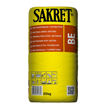 Сухой бетон Estrich Sakret 25 kg
