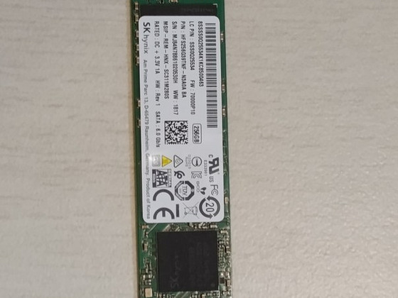 M.2 SATA SSD 256GB SK hynix (2280)