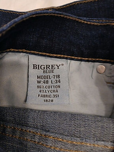 НОВЫЕ МУЖСКИЕ ДЖИНСЫ BIGREY (2 фото из 3)