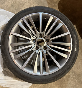 Диски BMW W-Speiche 423 F10 F11 + летние шины R19 (3 фото из 7)