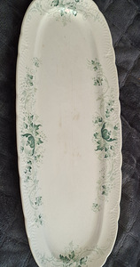 Антикварное рыбное блюдо Villeroy Boch Fausta 58 см, модерн (1 фото из 3)