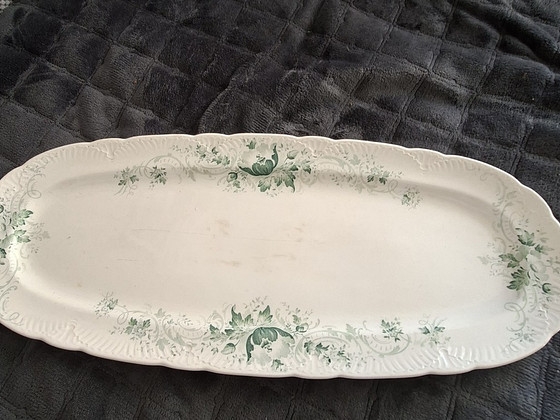 Антикварное рыбное блюдо Villeroy Boch Fausta 58 см, модерн