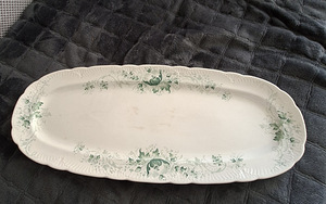 Антикварное рыбное блюдо Villeroy Boch Fausta 58 см, модерн (2 фото из 3)