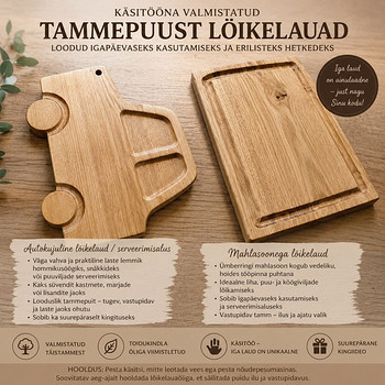 Serveerimis/lõikelaud(tamm)20*28*2