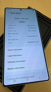 Samsung Galaxy S25 Ultra 12/256GB Титановый серый, в хорошем (6 фото из 6)