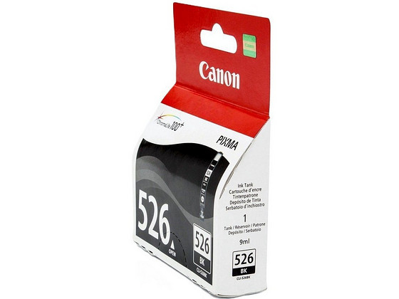 Tindikassett CLI-526BK, Canon, must,punane,sinine originaal.