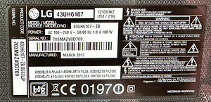 LG 43" 43UH6107 UHD 4K (6 foto / 6)