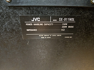 JVC SX-911 WDL 3-Way Loudspeaker System (7 foto / 7)