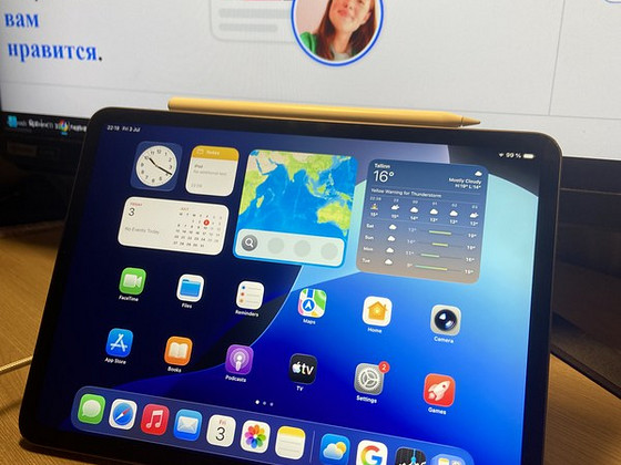 iPad Pro 11" (128 GB) Space Gray + Apple Pencil 2 + originaal