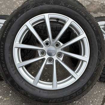 17" Audi originaalveljed 5x112 + 225/60/17 m+s