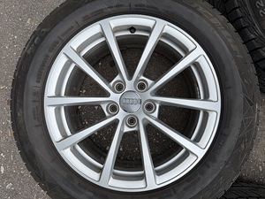 17" Audi originaalveljed 5x112 + 225/60/17 m+s (6 foto / 8)