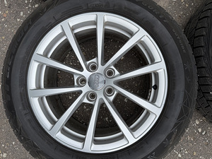 17" Audi originaalveljed 5x112 + 225/60/17 m+s (7 foto / 8)