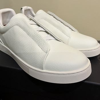 Новые мужские кожаные кроссовки Ermenegildo Zegna, 42