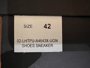 Новые мужские кожаные кроссовки Ermenegildo Zegna, 43 (7 фото из 10)