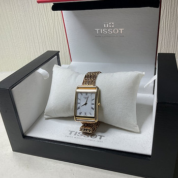 Золотые часы TISSOT,золотой браслет