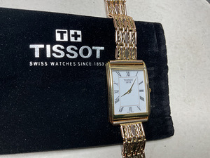 Золотые часы TISSOT,золотой браслет (4 фото из 10)