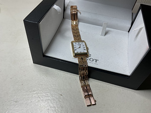 Золотые часы TISSOT,золотой браслет (10 фото из 10)