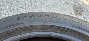 R21 X5 E70 F15 разноширокие 275/40/21 & 315/35/21 Pirelli (2 фото из 4)