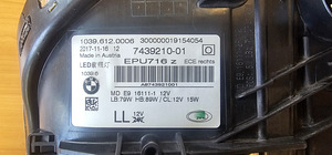 BMW 5 seeria G30/G31 LED adaptive parempoolne esituli (3 foto / 3)