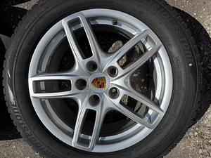 19" оригинальные диски Porsche Cayenne 5x130 + 265/50/19 m+s (3 фото из 9)