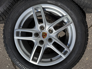 19" оригинальные диски Porsche Cayenne 5x130 + 265/50/19 m+s (4 фото из 9)