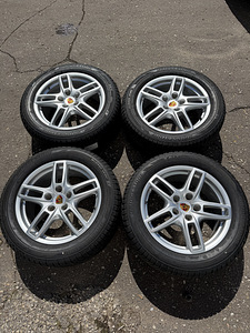 19" оригинальные диски Porsche Cayenne 5x130 + 265/50/19 m+s (5 фото из 9)