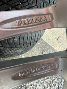 19" оригинальные диски Porsche Cayenne 5x130 + 265/50/19 m+s (7 фото из 9)