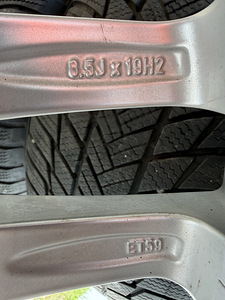 19" оригинальные диски Porsche Cayenne 5x130 + 265/50/19 m+s (8 фото из 9)
