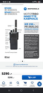 Raadiosaatja Motorola DP4400e + lisa mikrofon (2 foto / 3)