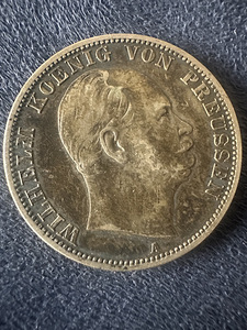 Серебряный талер 1867 года (2 фото из 2)
