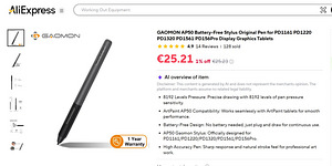 Графический интерактивный дисплей GAOMON PD156 PR (9 фото из 9)