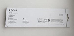 Apple Sport Band 42 mm S/M , Black (2 foto / 2)