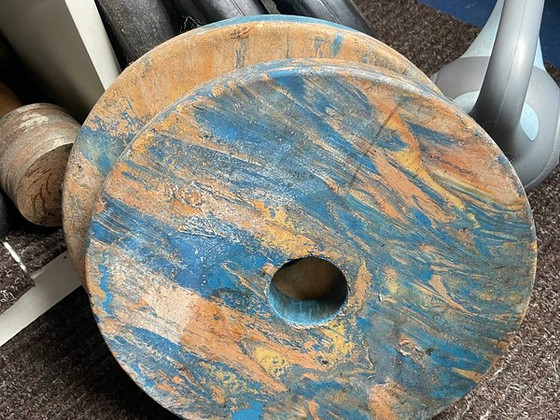 Обрезиненные диски для штанги 2x 5kg (диам. 45mm)