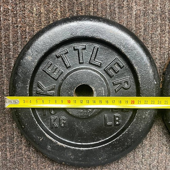 Диски KETTLER 2x 10kg (30мм)