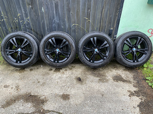 5x112 BMW X1 originaalveljed + rehvid 225/55/17 + andurid (1 foto / 9)