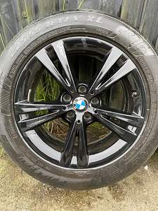 5x112 BMW X1 originaalveljed + rehvid 225/55/17 + andurid (2 foto / 9)