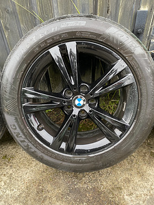 5x112 BMW X1 originaalveljed + rehvid 225/55/17 + andurid (4 foto / 9)