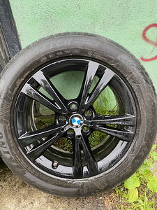 5x112 BMW X1 originaalveljed + rehvid 225/55/17 + andurid (5 foto / 9)