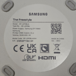 Проектор Samsung The Freestyle SP-LSP3BLA + зарядка + пульт (4 фото из 5)