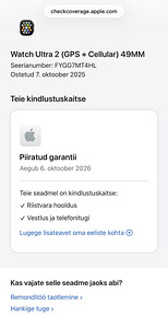 Apple Watch Ultra 2 LTE Black nagu uus! Aku 100%, garantii (7 foto / 7)