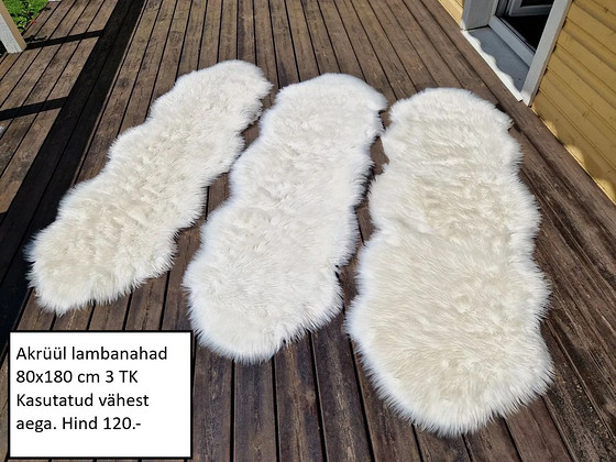 Akrüül lambanahad 3 tk