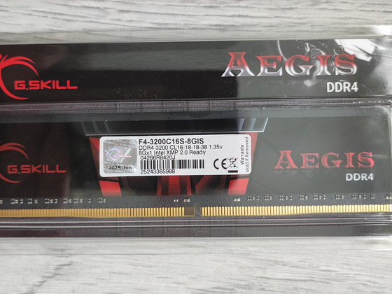 G.Skill Aegis 8GB DDR4-3200 CL16