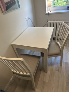 Обеденный стол IKEA EKEDALEN + 2 стула (1 фото из 6)
