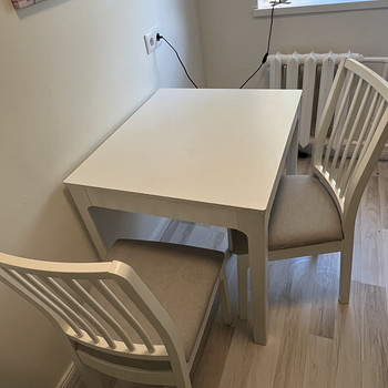 Обеденный стол IKEA EKEDALEN + 2 стула