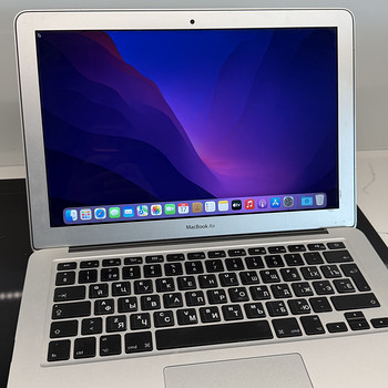 Macbook air 13 (2017) 1.6 ghz 8gb 256Gb silver v heas korras